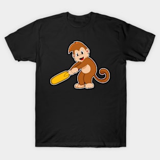 Monkey Cricket Cricket bat T-Shirt